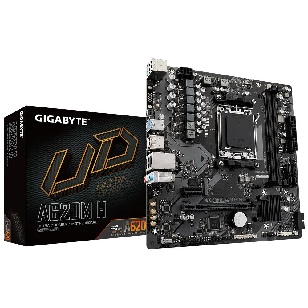 Gigabyte A620M-H%202xDDR5%20HDMI+DP%201xM2%20AM5%20Anakart