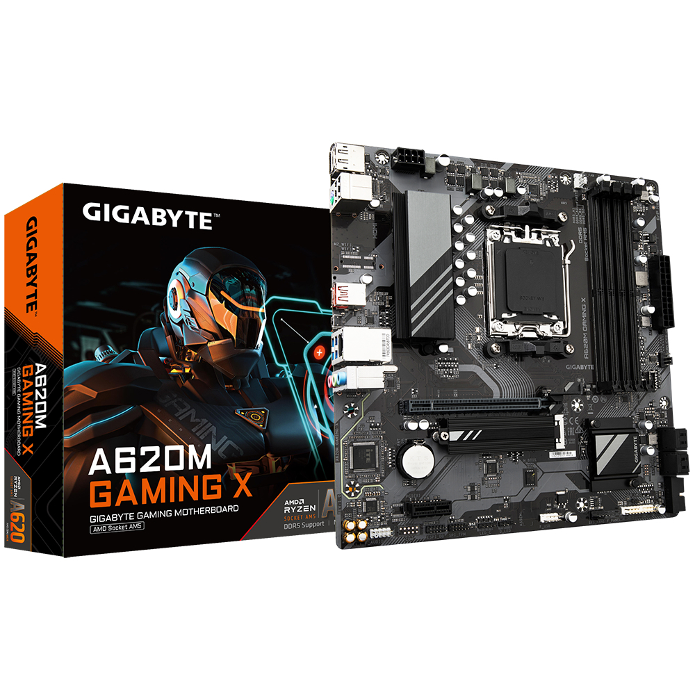 Gigabyte A620M-Gaming-X%204xDDR5%20HDMI+DP%201xM2%20AM5%20anakart