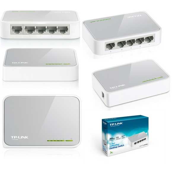 Tp-Link%20TL-SF1005D%205%20Port%2010/100%20Fast%20Ethernet%20Desktop%20Switch