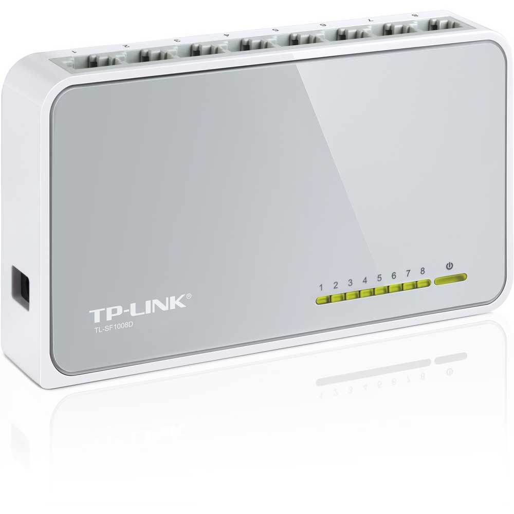 Tp-Link%20TL-SF1008D%208%20Port%2010/100%20Fast%20Ethernet%20Desktop%20Switch