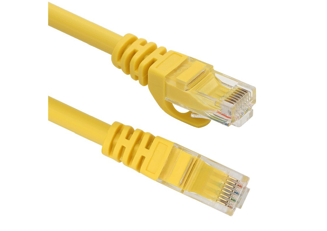 Vcom%20NP611B-Y-10.0%20Cat6%2010.0MT%20Sarı%20Utp%20Patch%20Kablo