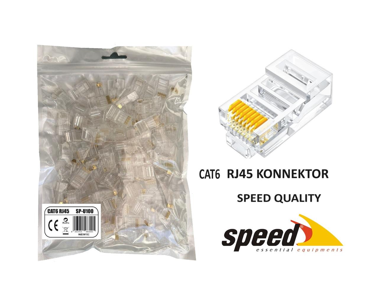 Speed%20SP-U100%20CAT6%20100%20Adet%20Rj45%20Konnektör