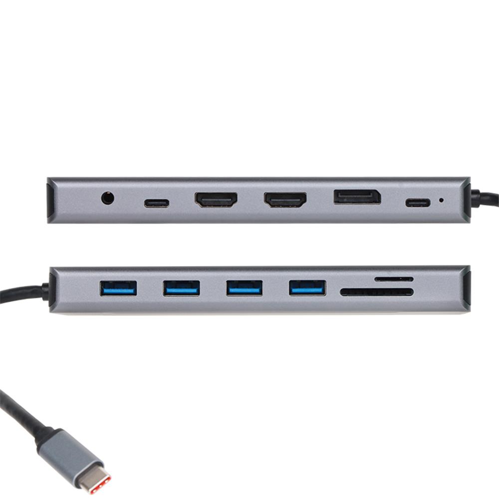 Vcom%20CU4706%20Type-C%20To%20HDMI-2+DP+USB3.0-3+TYPE%20C+USB2.0+RJ45+SD2.0+TF2.0+PD+DC%203.5mm%2013%20in%201%20Çevirici