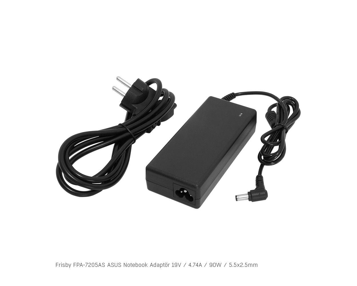 Frisby%20FPA-7205AS%20Notebook%20Adaptör%20(Asus)%2019V%204.74A%20(Uç%20Boyutu%20:%205.5%20x%202.5mm)