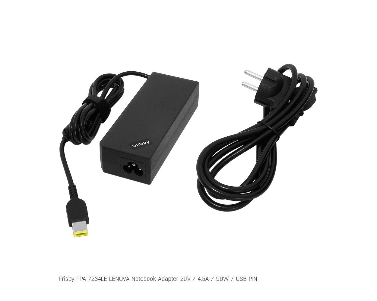 Frisby%20FPA-7234LE%20Notebook%20Adaptör%20(Lenovo)%2020V%204.5A%20(Uç%20Boyutu%20:%20USB%20Pin)