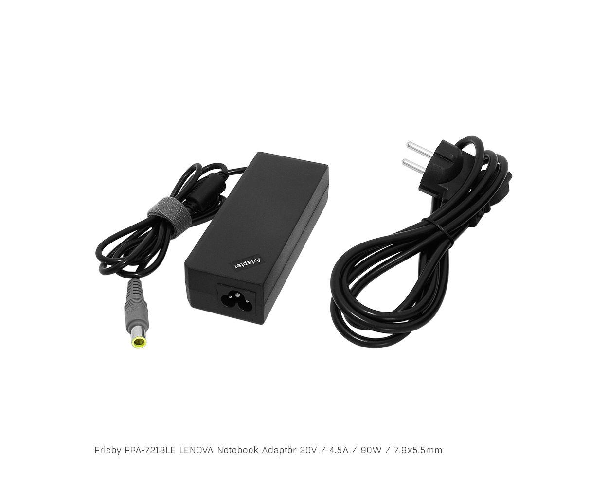 Frisby%20FPA-7218LE%20Notebook%20Adaptör%20(Lenovo)%2020V%204.5A%20(Uç%20Boyutu%20:%207.9%20x%205.5mm)