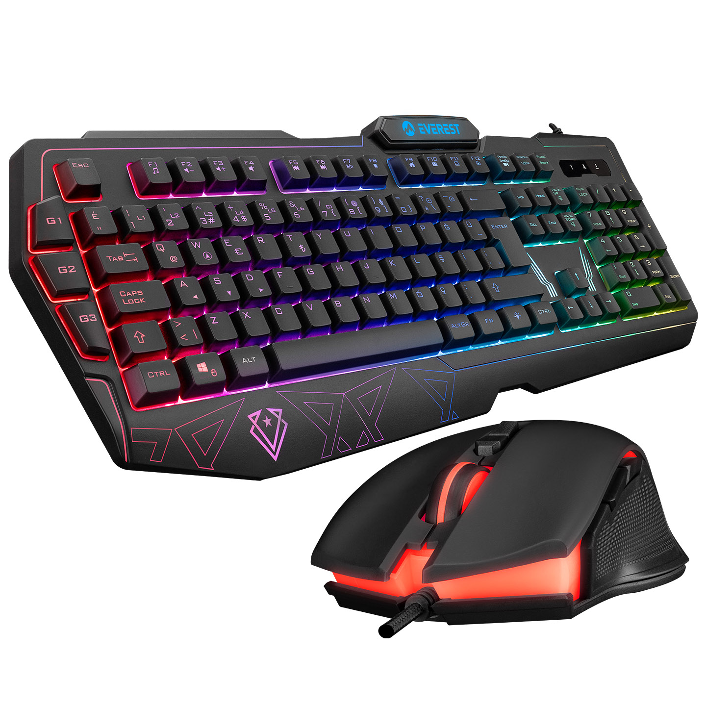 Everest%20KM-6168%20Formula%20Combo%20Usb%203%20Makro%20Tuşlu%20RGB%20Aydınlatmalı%20Q%20Gaming%20Oyuncu%20Klavye%20Mouse%20Set