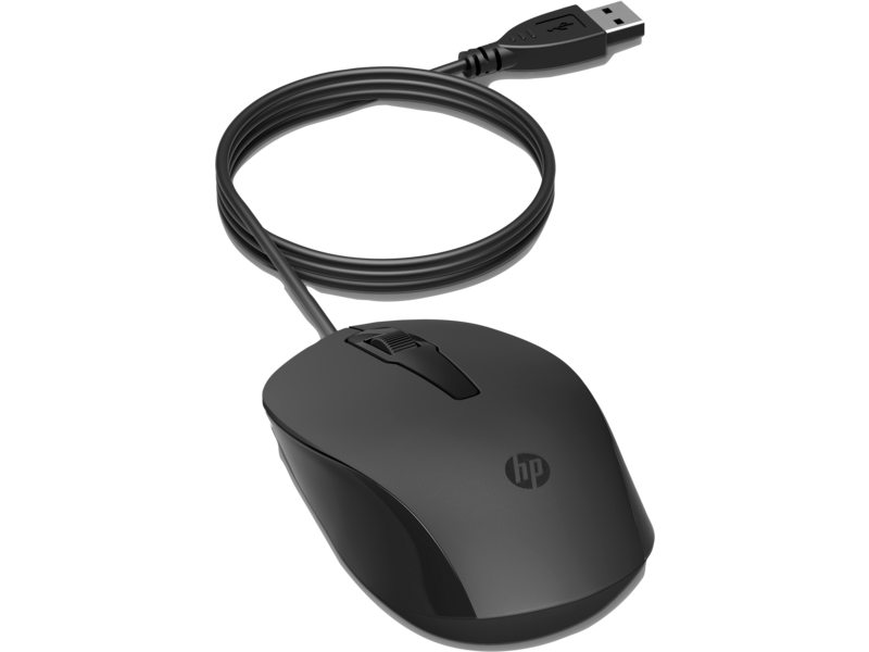 HP%20150%20240J6AA%20Siyah%20Kablolu%20Optik%20Mouse%201600%20DPI%20Optik%20Sensörlü