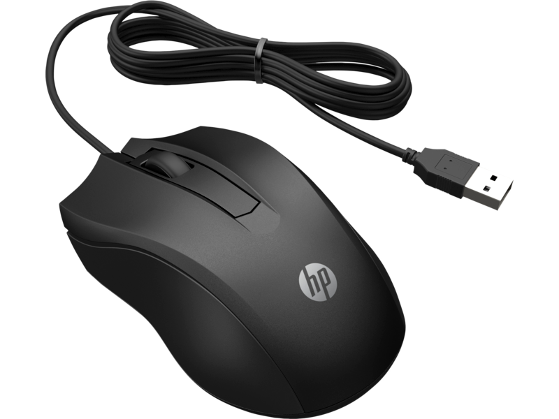 HP%20100%206VY96AA%20Siyah%20Optik%20Kablolu%20Mouse%201.600%20DPI%20Hassas%20Optik%20Sensörü