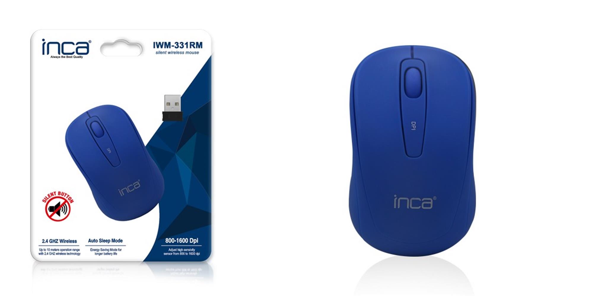 Inca%20Mavi%20Iwm-331Rm%20Silent%20Wireless%20Mouse%20Sessiz