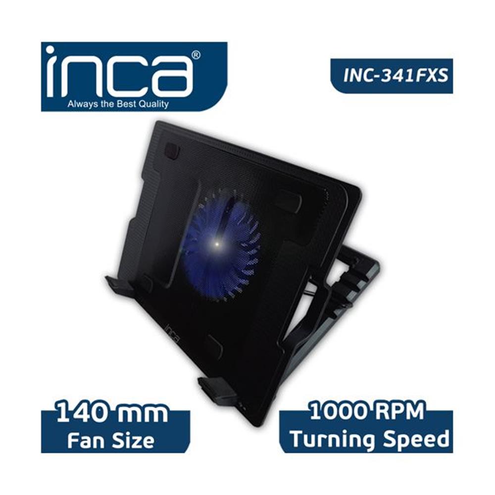 Inca%20Inc-341FXS%20Siyah%20Ergonomik%20Sessiz%20Usb%20Notebook%20Soğutucu