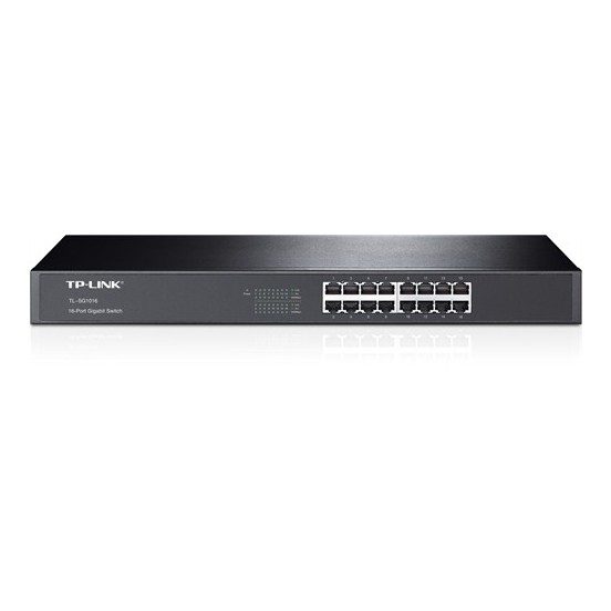 Tp-Link%20TL-SG1016%2016%20Port%2010-100-1000%20Mbps%20Switch%20Çelik%20Kasa%20Rack%20Mount