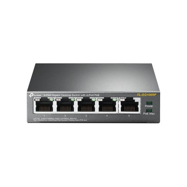 Tp-Link%20TL-SG1005P%205%20Port%204%20Port%20Poe+%2010-100-1000%20Mbps%20Switch%20Çelik%20Kasa