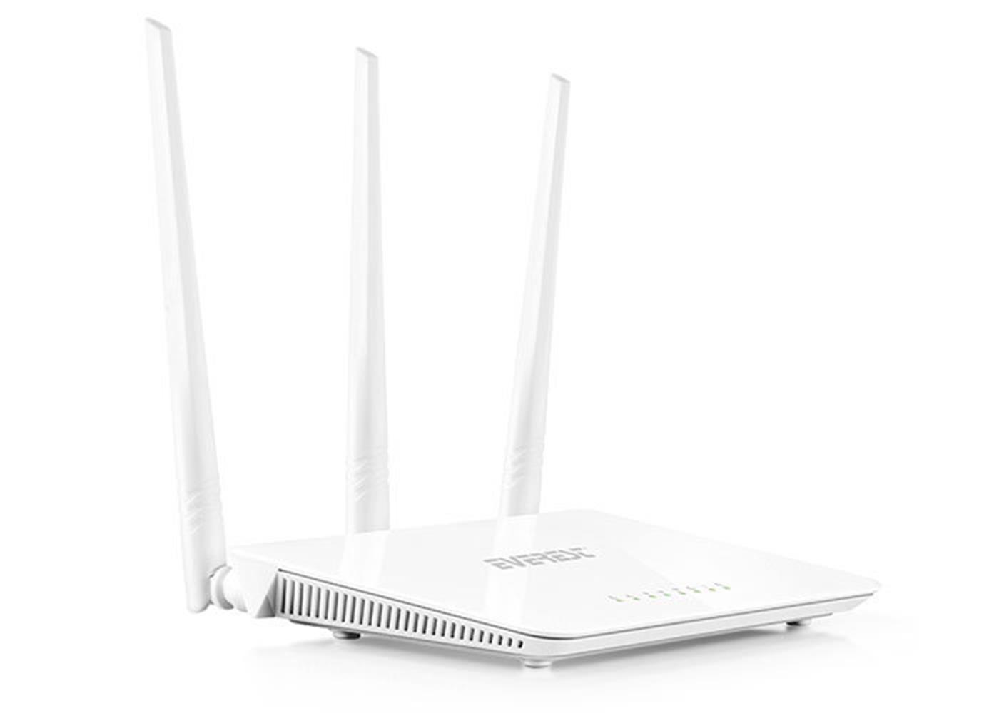 Everest%20EWR-F303%20300Mbps%202.4GHz%203x5dBi%20Anten%201xWAN%203xLAN%20Repeater+AP+WISP%20Destekli%20Wireless%20Router