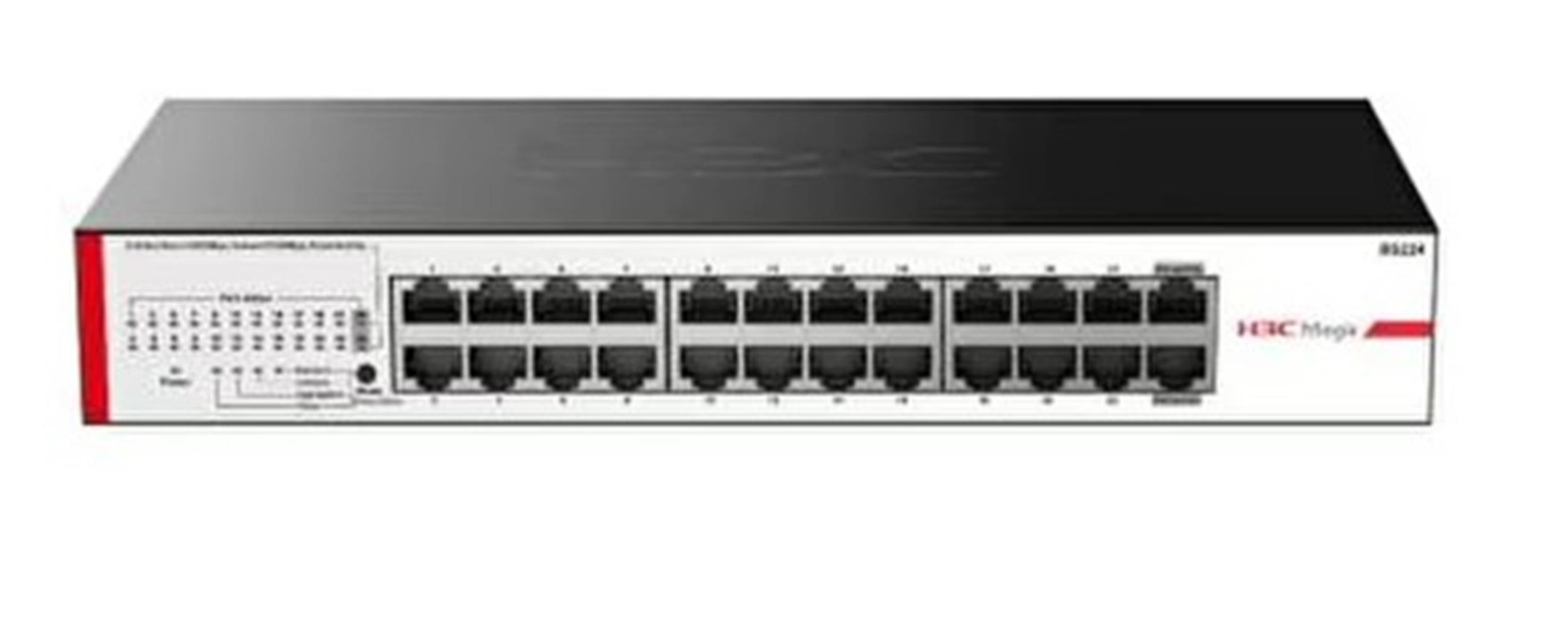 H3C%20Magic%20BS224%2024%20Port%2010-100-1000%20Mbps%20Metal%20Kasa%20Switch