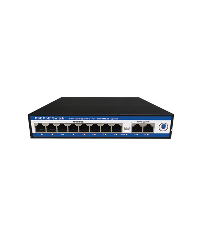 Nova%20NVC-PSE0820%208%20Port%20Poe+%2010-100%20Mbps%202%20Port%2010-100%20Mbps%20Uplink%20Switch%20120W