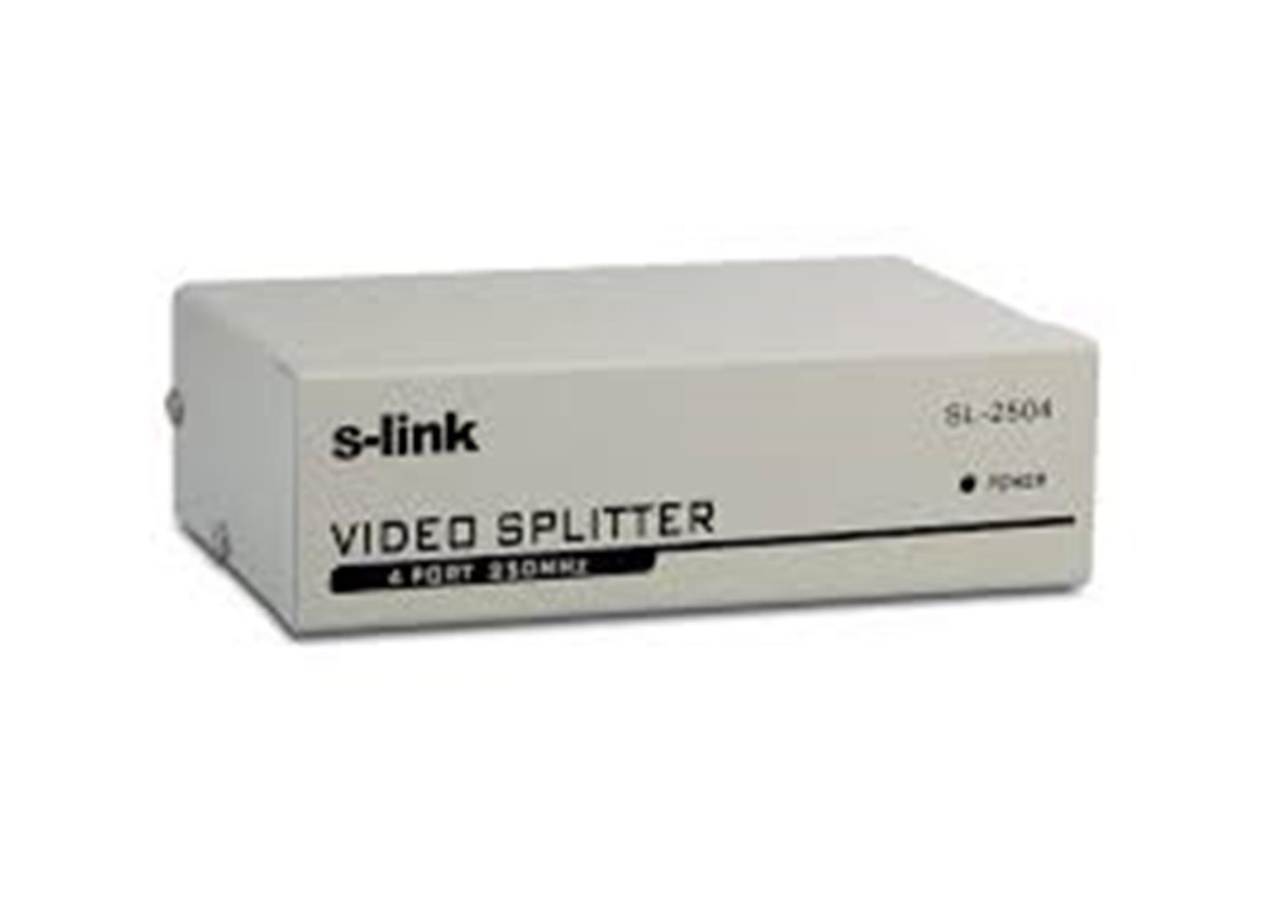 S-link%20SL-2504%204%20VGA%20250Mhz%20Monitör%20Splitter