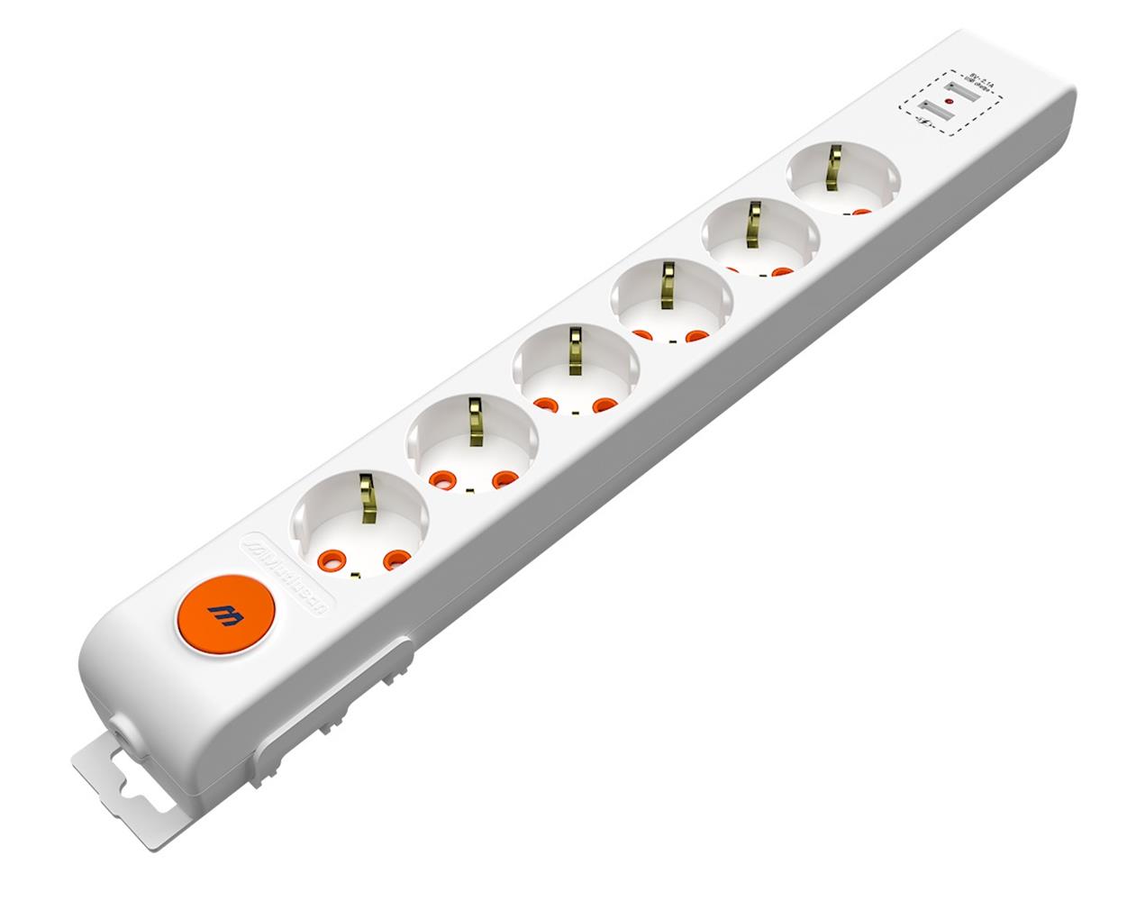 Mutlusan%20Rı-Tech%206lı%20Anahtarlı%202%20Usb%20Klemensli%20Topraklı%20Grup%20Priz%20(001%20175%20650001%2000%2000)