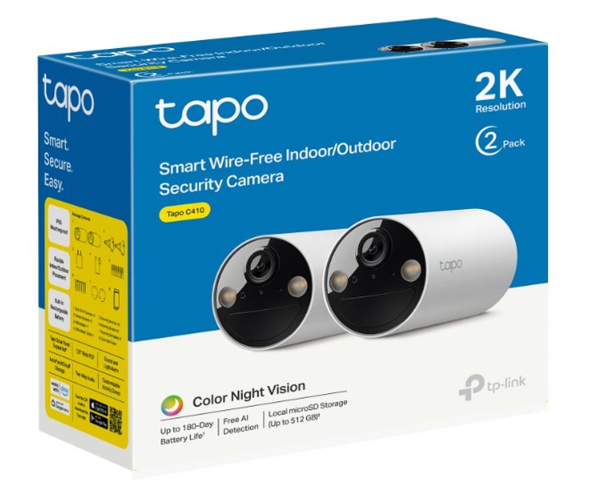 TP-Link%20Tapo%20C410%20İkili%20Paket%202K%203MP%20Akıllı%20Kablosuz%20Güvenlik%20Kamerası%20Sistemi,%202%20Kameralı%20Sistem