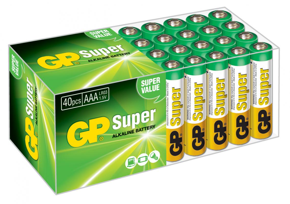 Süper%20Alkalin%20LR03%20AAA%20Boy%20İnce%20Kalem%20Pil%2040lı%20Paket%20GP24A-2VS40