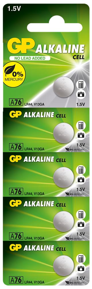 GP%20GPA76-C5%20LR44%20Alkalin%20Düğme%20Pil%205’li%20Paket 