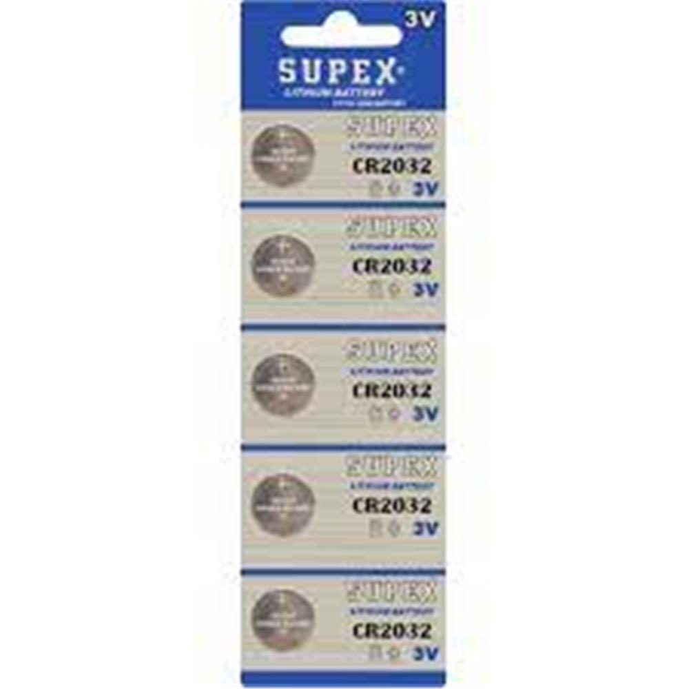 Supex%20Cr2032%203V%20Lityum%205Li%20Blister%20Pil