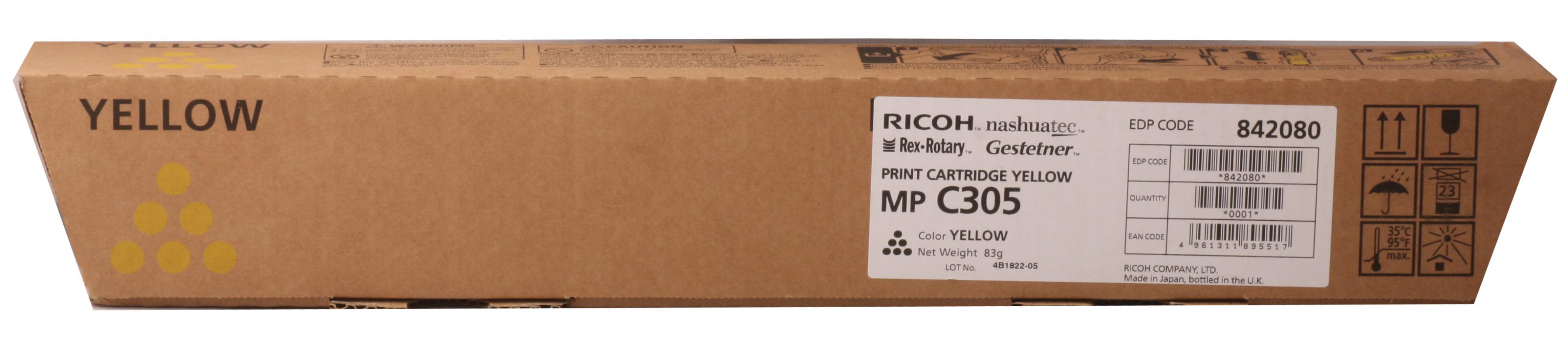 Ricoh%20MP%20C305%20Yellow%20Sarı%20Orijinal%20Fotokopi%20Toneri%20MP%20C305SP-305SPF%204.000%20Sayfa