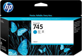 HP%20F9J97A%20745%20Cyan%20Mavi%20130ML%20Plotter%20Kartuşu