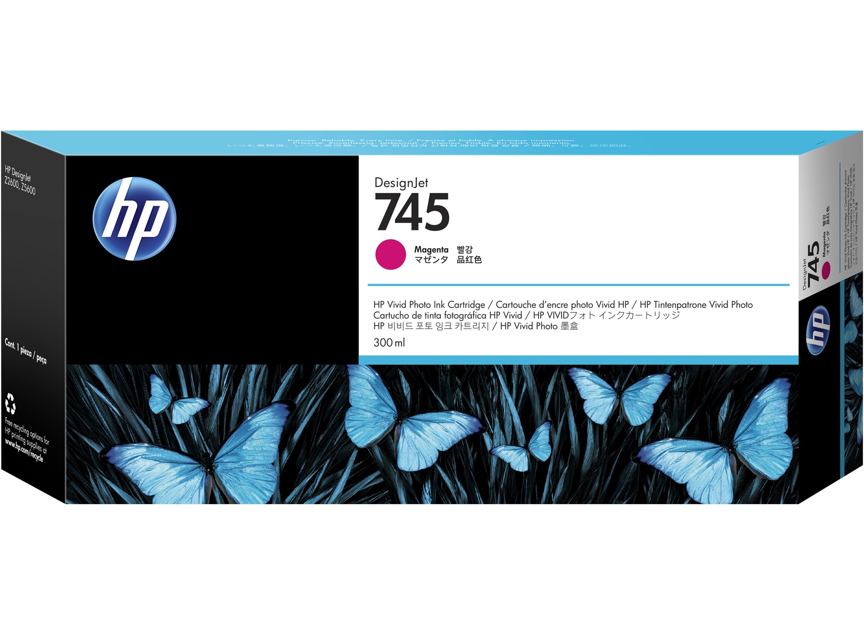 HP%20F9K01A%20745%20Magenta%20Kırmızı%20300ML%20Plotter%20Kartuşu