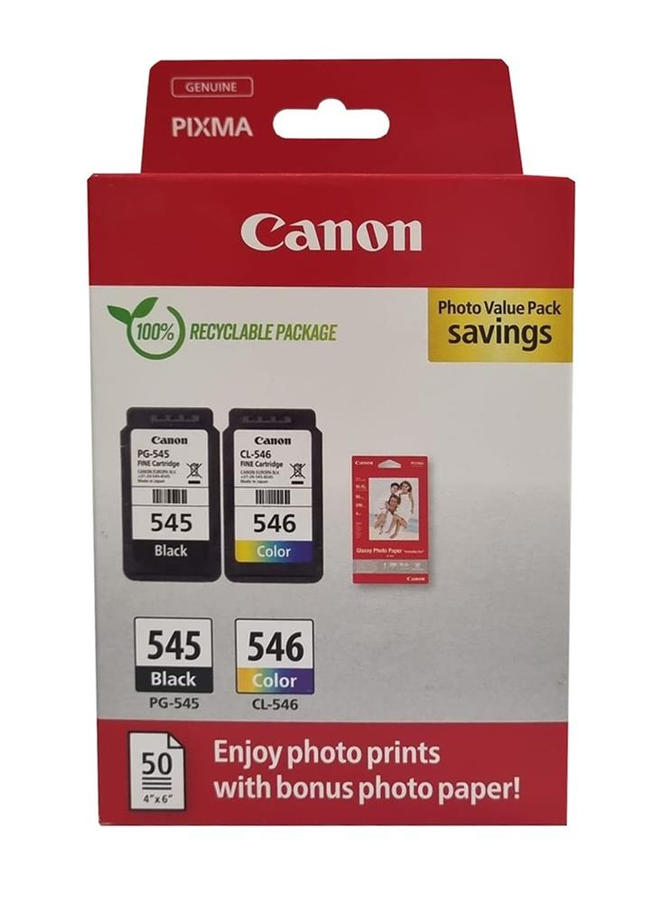 Canon%20PG-545%20CL-546%20Photo%20Value%202’li%20Mürekkep%20Kartuş