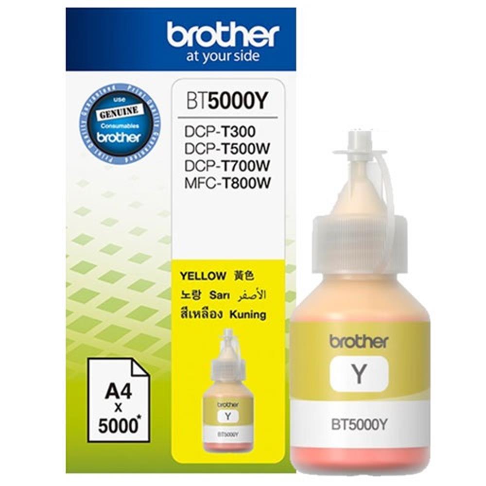 Brother%20BT5000Y%20Yellow%20Sarı%205.000%20Sayfa%20Şişe%20Mürekkep%20DCP-T300-310-500-510-700-710%20MFC-T800-810