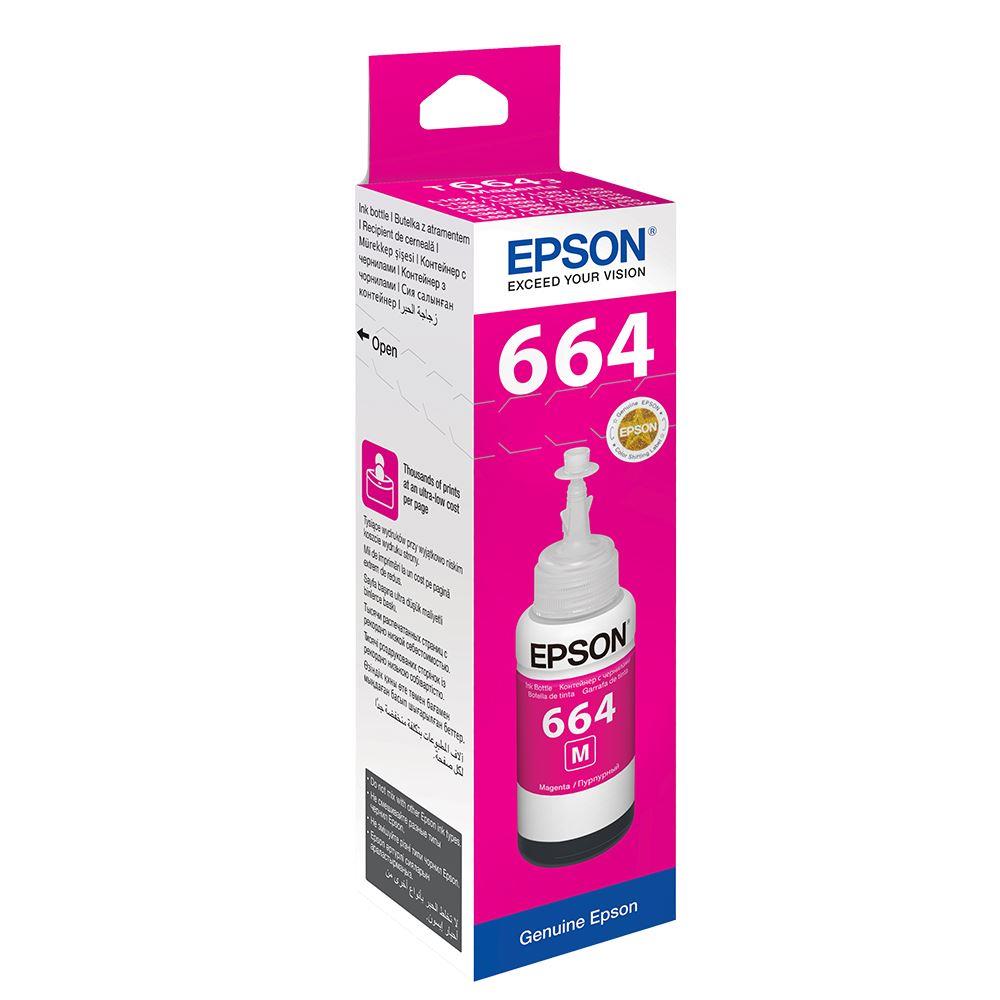 Epson%20T6643%20Magenta%20Kırmızı%20Şişe%20Mürekkep%20T66434A