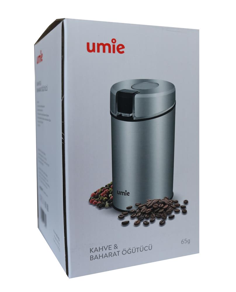 Umie%20KB-U52%2065G%20kapasiteli%20Paslanmaz%20Çelik%20160W%20Kahve%20ve%20Baharat%20Öğütücü