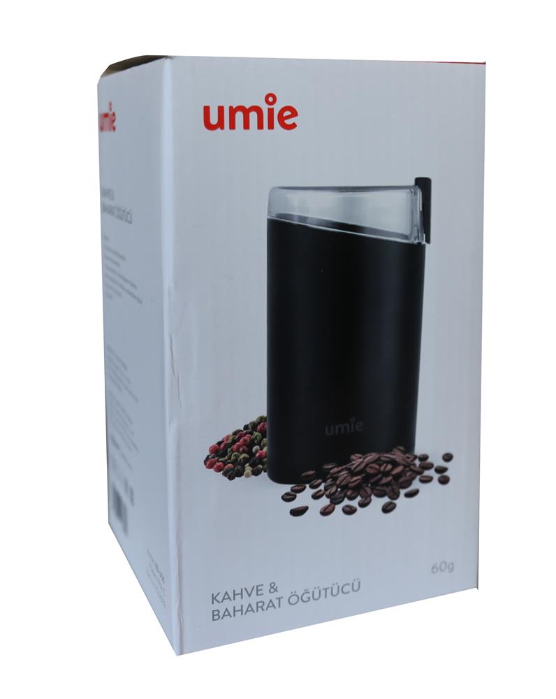 Umie%20KB-U50%2060G%20kapasiteli%20Siyah%20140W%20Kahve%20ve%20Baharat%20Öğütücü