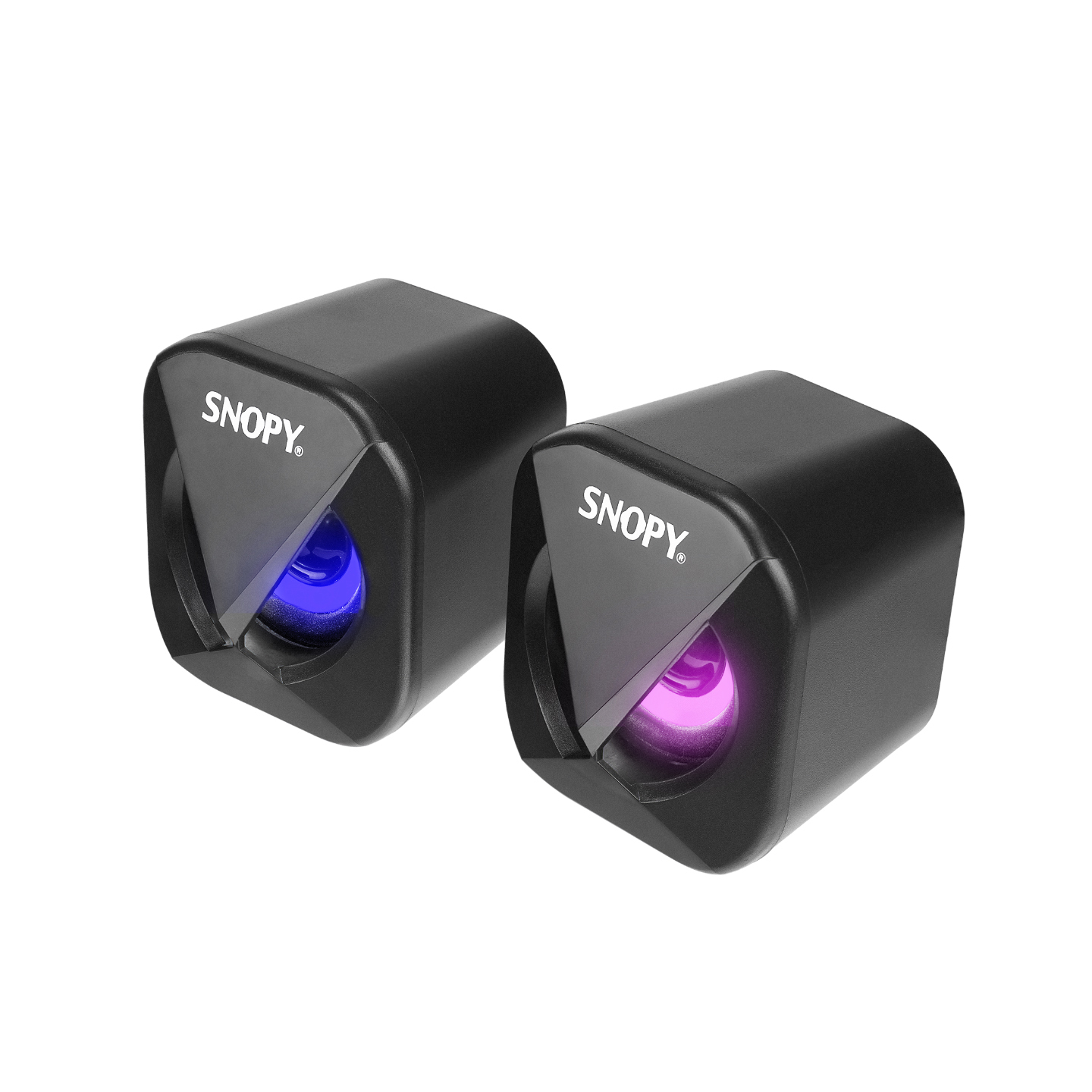 Snopy%20SN-83U%202.0%20Mini%20Led%20Işıklı%202Wx2CH%20Siyah%20USB%20Gaming%20Speaker%20Hoparlör