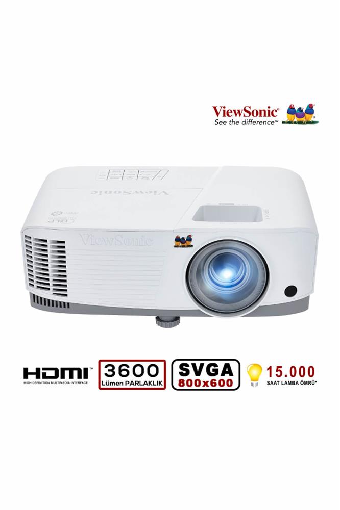 Viewsonic%20PA503S%203800%20Ansilümen%20800x600%20SVGA%203D%20DLP%20Projeksiyon%20Cihazı