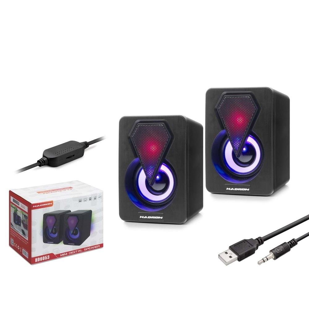 Hadron%20HD6053%20Bilgisayar%20Speaker%201.1%20LEDLİ%20SİYAH