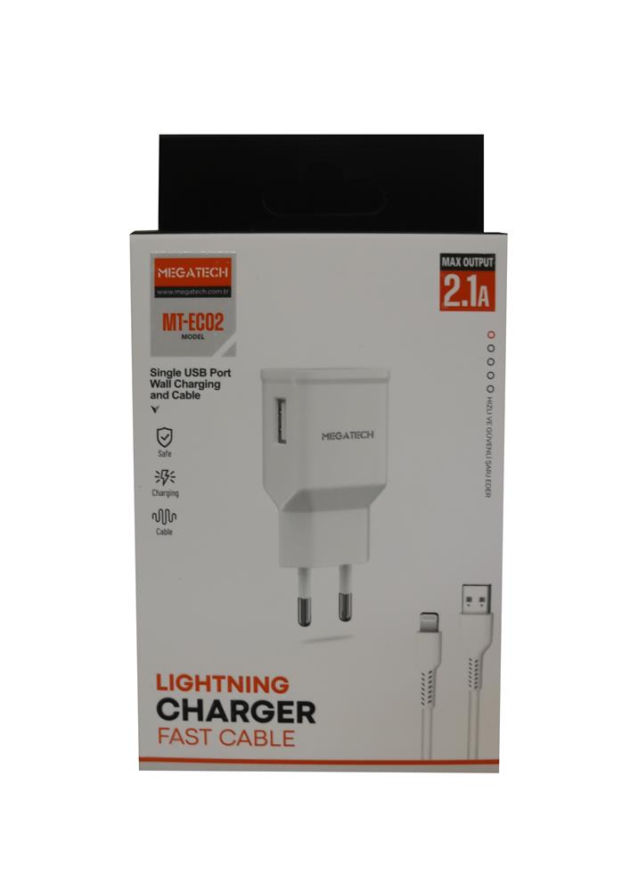 Megatech%20EC02%20MODEL%202.1A%20Lightning%20Usb%20Kablo%20+%20Ev%20Şarj%20Adaptörü%20Hızlı%20Şarj