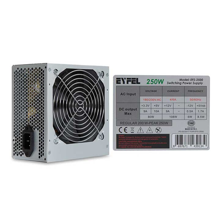 Eyfel%20EFS-2500%20250W%2012cm%20Fanlı%20Power%20Supply%202xSata%20(%20Bulk%20)