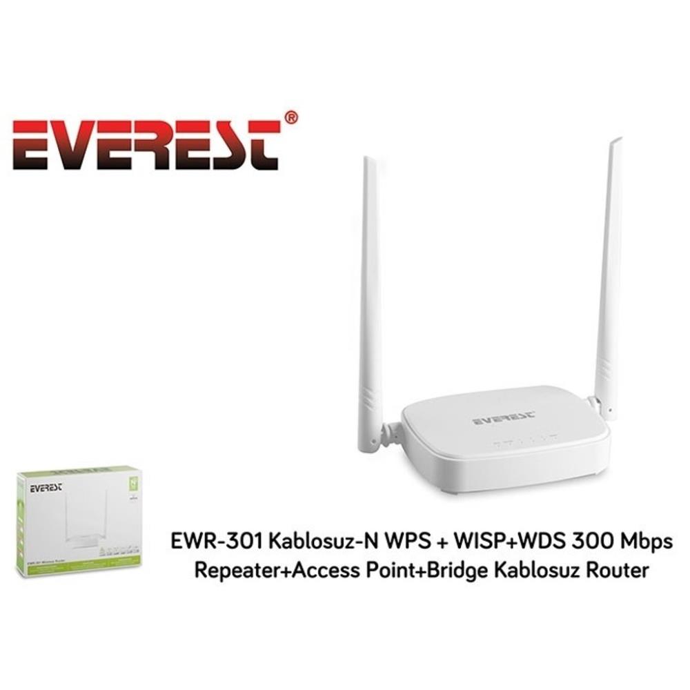 Everest%20EWR-301%20300Mbps%204%20Port%202%20Anten%205Dbi%202.4GHz%20Indoor%20Access%20Point/Router/Repeater