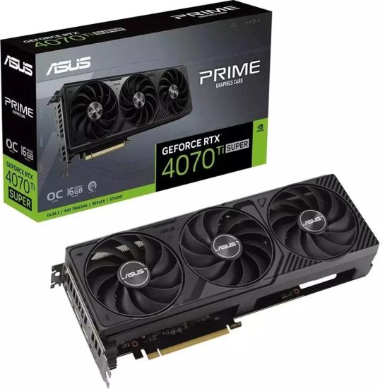 Asus PRIME-RTX4070TIS-O16G GeForce RTX4070Ti Super Prime OC Edition 16GB GDDR6X 256 Bit Ekran Kartı