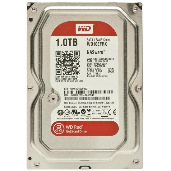 Wd WD10EFRX 1 Tb Red 3,5’’ 64Mb 5400Rpm Harddisk