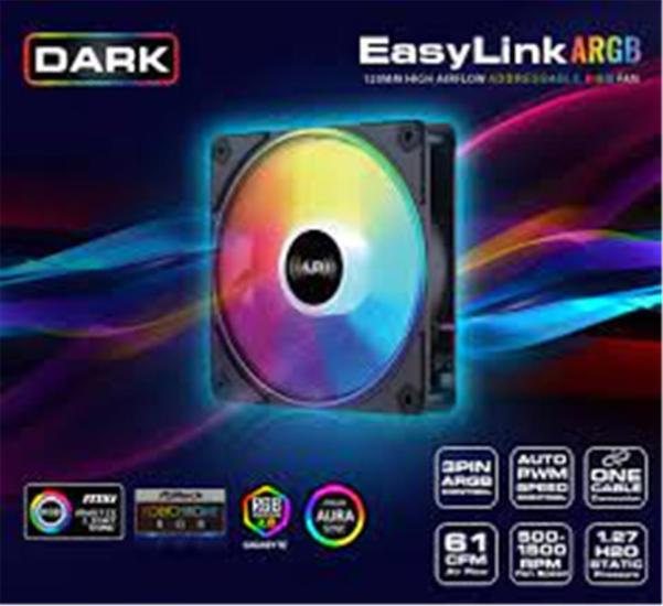 Dark DKCF1200A Easylink Siyah Addressable RGB Fan