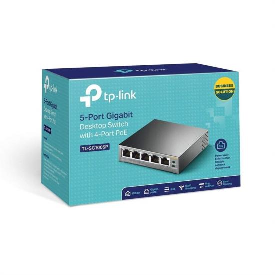 Tp-link TL-SG1005P 5 Port Poe Yönetilemez Switch