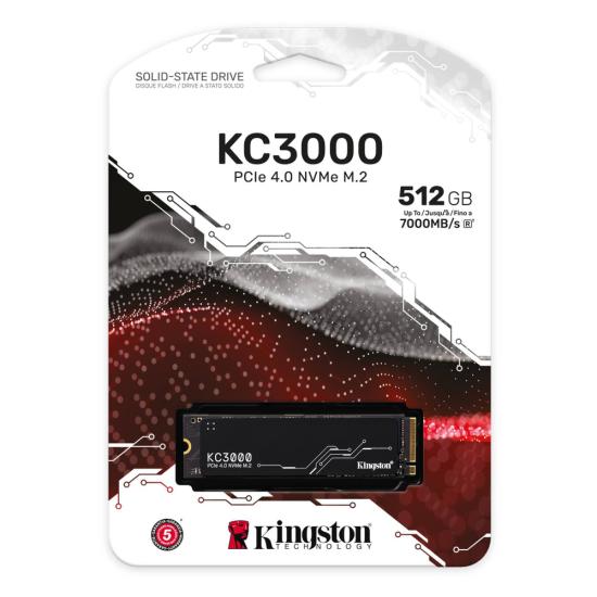 Kingston SKC3000S/512G KC3000 512Gb Nvme M.2 Ssd