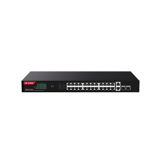 IP-COM G1128P-24-410W 24 Port Yönetilemez Switch