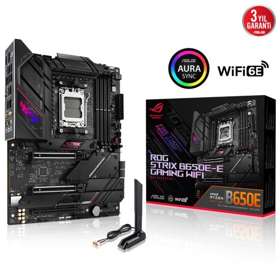 Asus Rog B650E-E Gaming Wifi 4xDdr5 AM5 Anakart