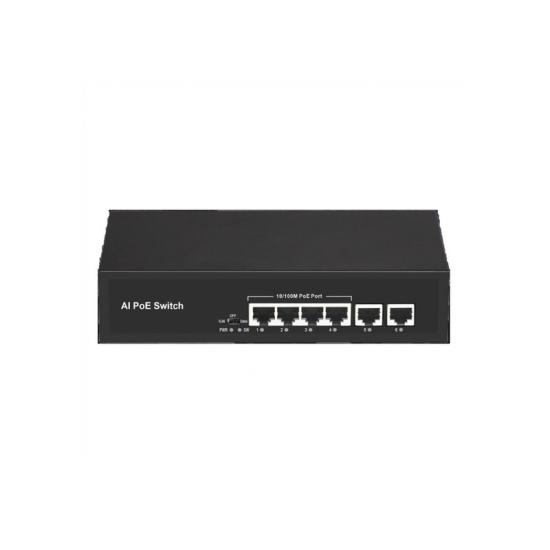 Ods ODS-4P2U 4 Port Poe 36W Yönetilemez Switch