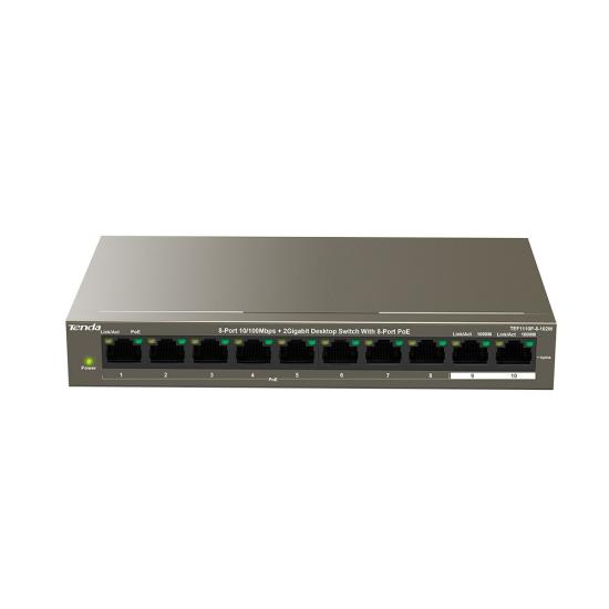 Tenda TEF1110P-8-102W 10 Port Poe Switch