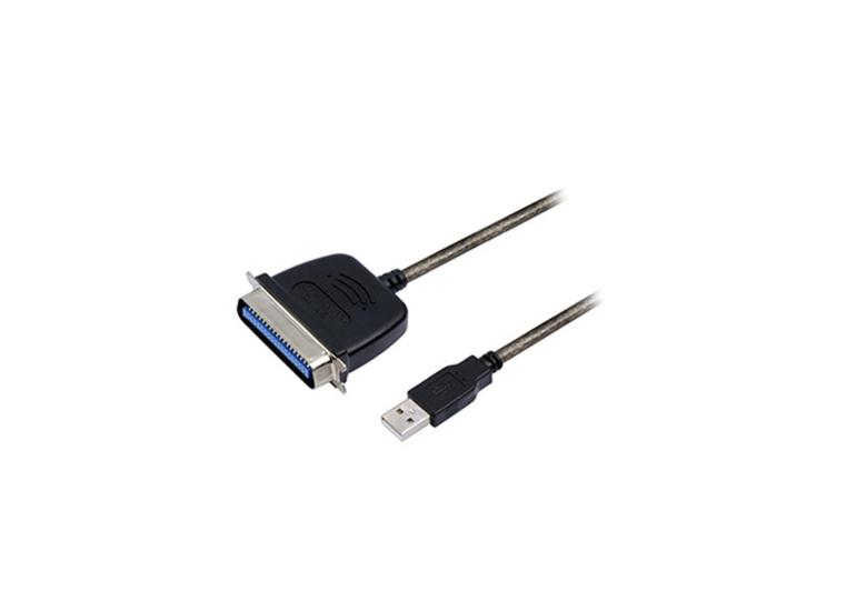 S-link SW-U614 Siyah USB to Parallel (CN36M) Kablo